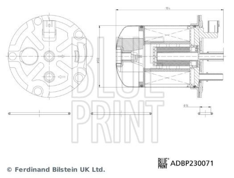 BLUE PRINT Kraftstofffilter