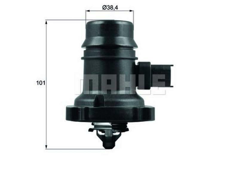 MAHLE Thermostat für Kühlmittel / Kühlerthermostat TM 37 80
