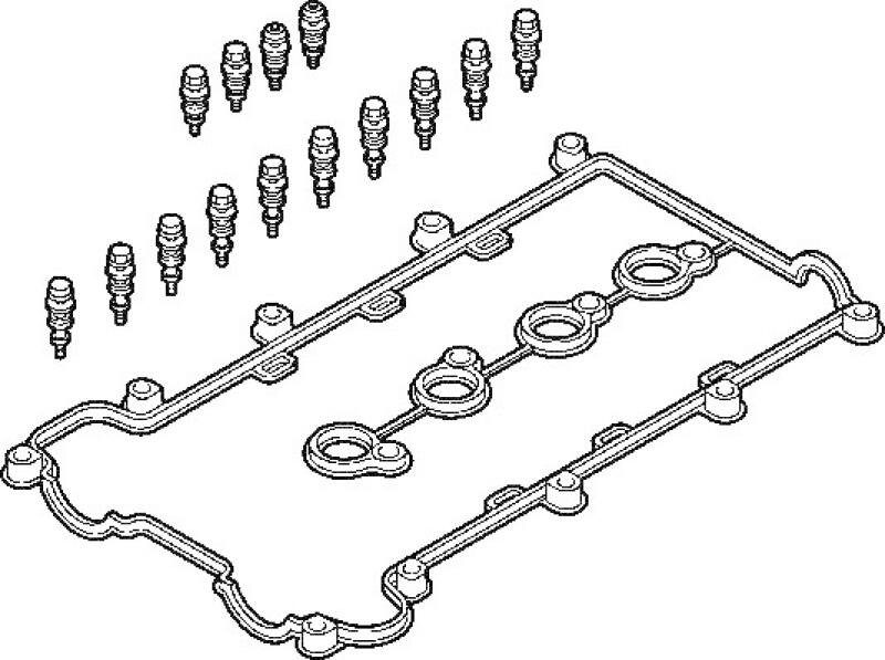 ELRING Gasket Set, cylinder head cover