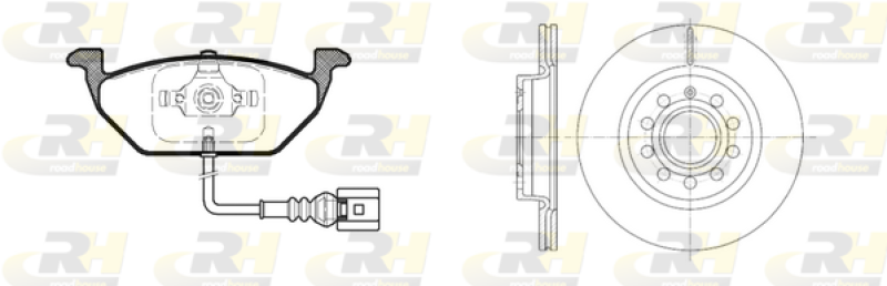 ROADHOUSE Bremsensatz, Scheibenbremse Dual Kit