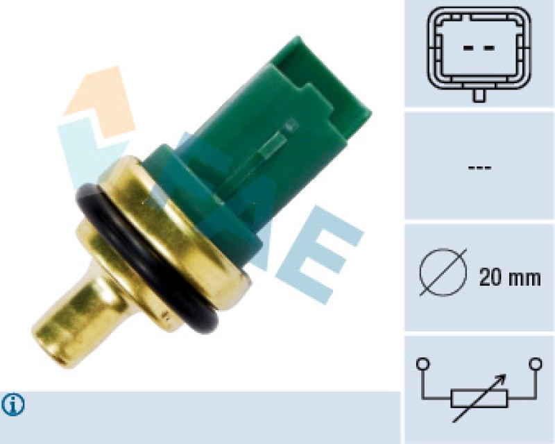 FAE Sensor, Kühlmitteltemperatur