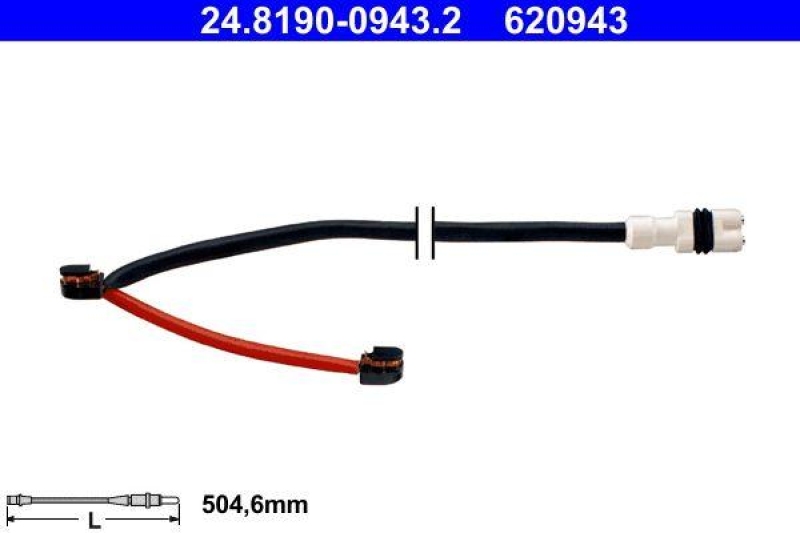 ATE Warnkontakt, Bremsbelagverschleiß