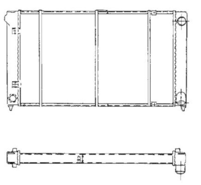NRF Radiator, engine cooling