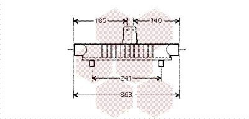 VAN WEZEL Oil Cooler, engine oil