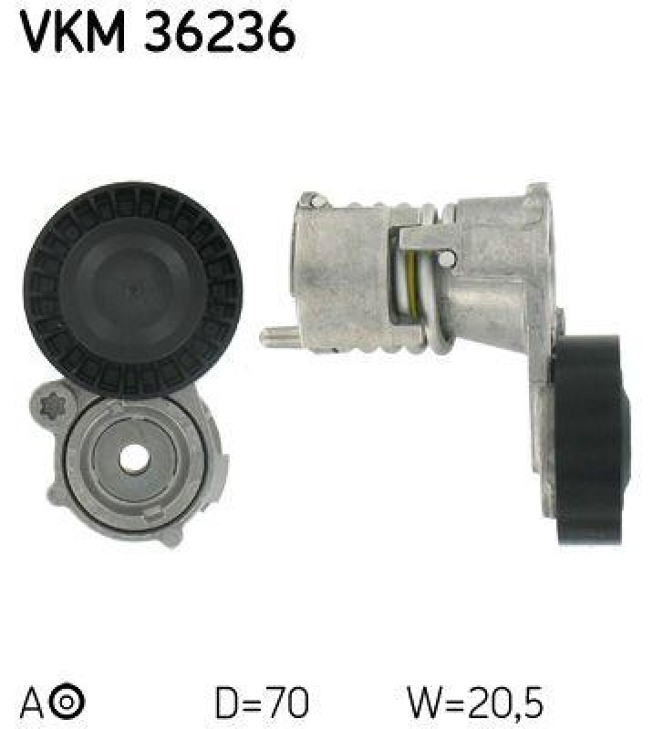 SKF Riemenspanner, Keilrippenriemen VKM 36236