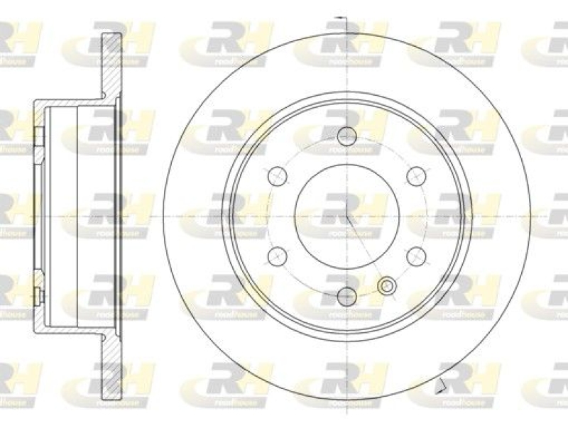 2x ROADHOUSE Bremsscheibe