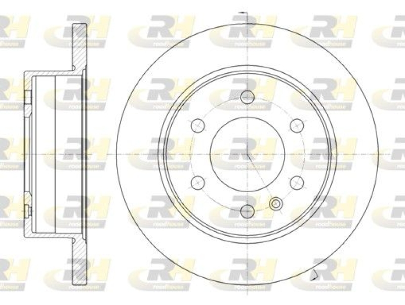 2x ROADHOUSE Bremsscheibe