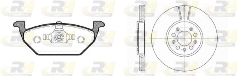 ROADHOUSE Brake Set, disc brake Dual Kit