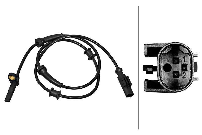 HELLA Sensor, Raddrehzahl 6PU 358 217-251