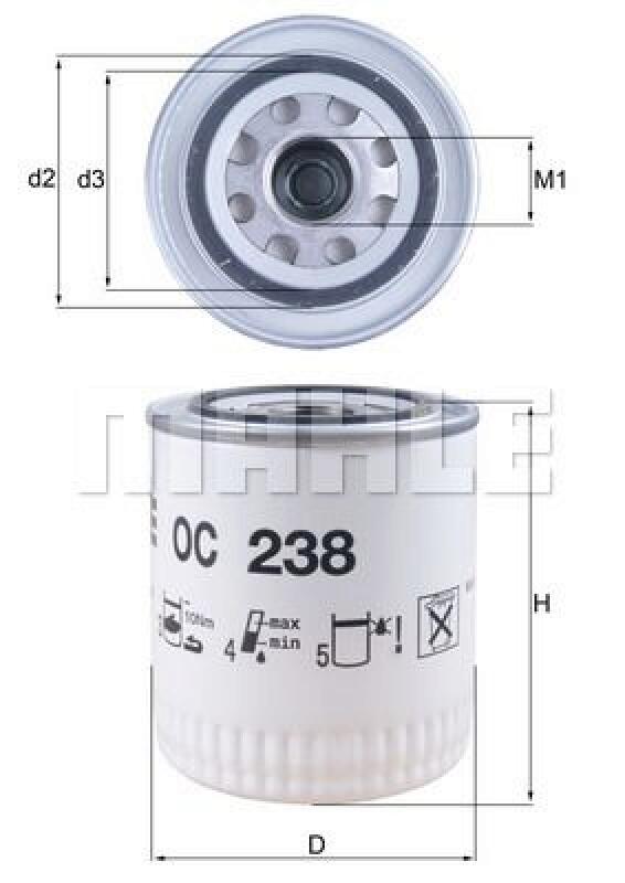 MAHLE Oil Filter