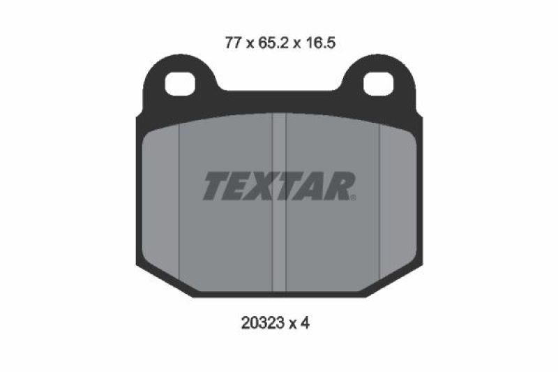 TEXTAR Brake Pad Set, disc brake