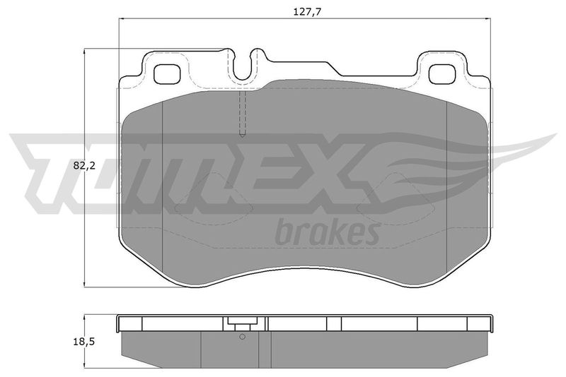 TOMEX Brakes Bremsbelagsatz, Scheibenbremse