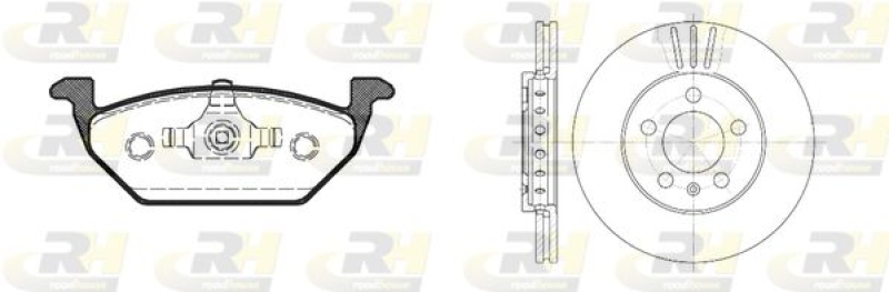 ROADHOUSE Bremsensatz, Scheibenbremse Dual Kit