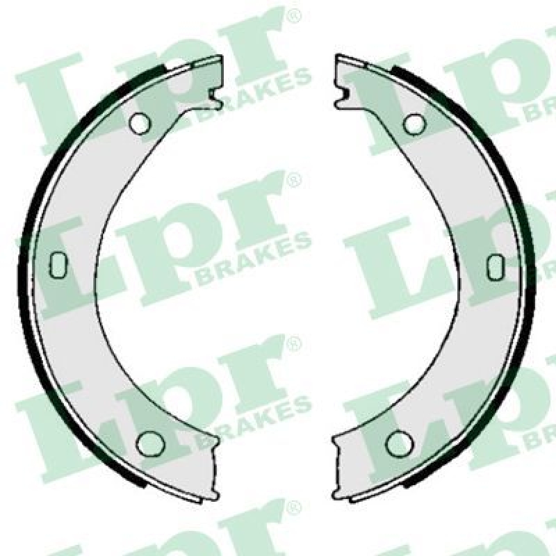 LPR Brake Shoe Set, parking brake