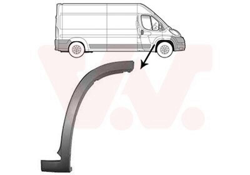 VAN WEZEL Trim/Protective Strip, wing
