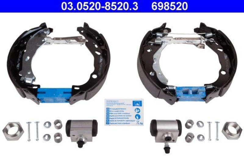 ATE Bremsbackensatz Original ATE TopKit 03.0520-8520.3