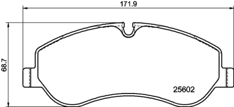 HELLA Brake Pad Set, disc brake