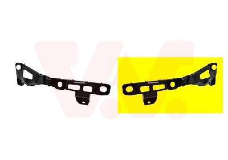 VAN WEZEL Mounting Bracket, bumper ** Equipart **