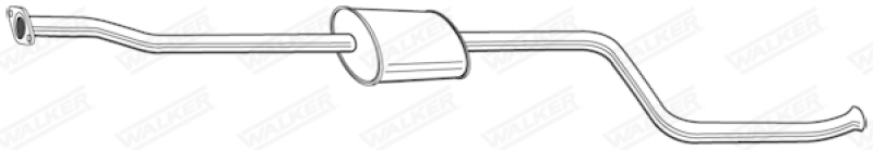 WALKER Mittelschalldämpfer
