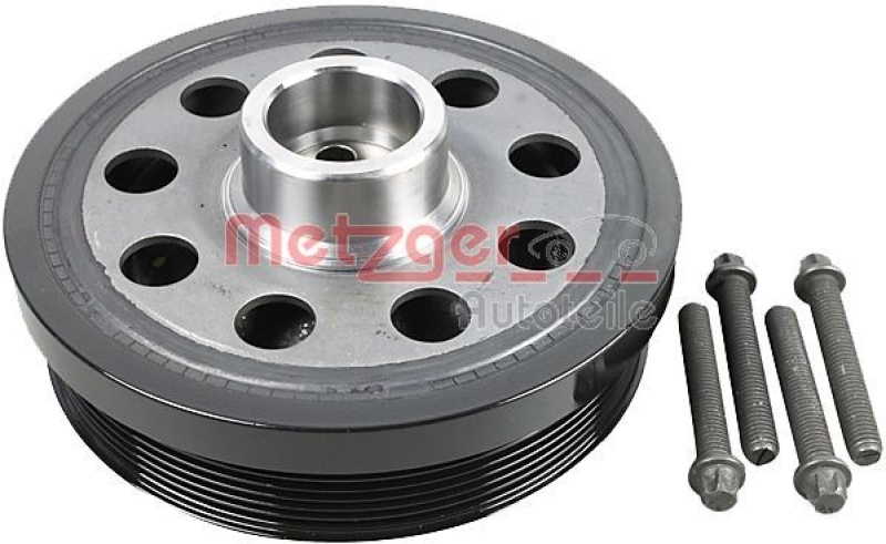 METZGER Riemenscheibe, Kurbelwelle KIT + 6400031