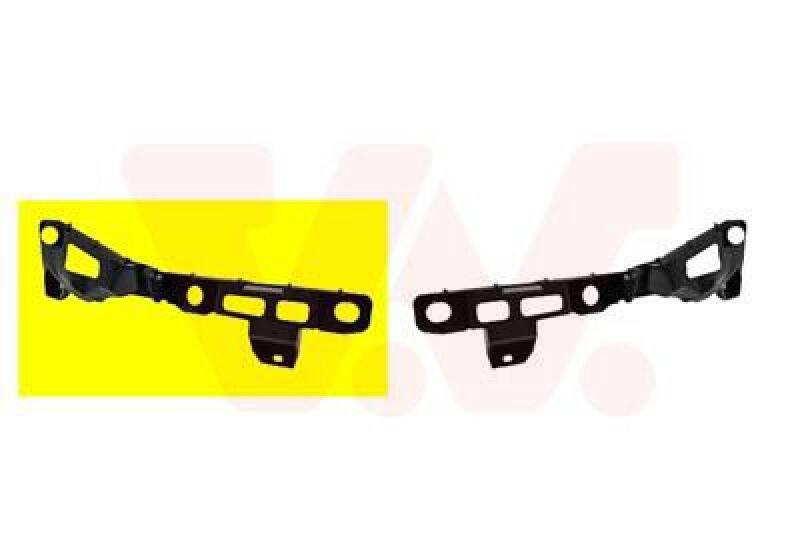 VAN WEZEL Mounting Bracket, bumper ** Equipart **