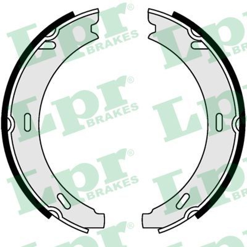 LPR Brake Shoe Set, parking brake