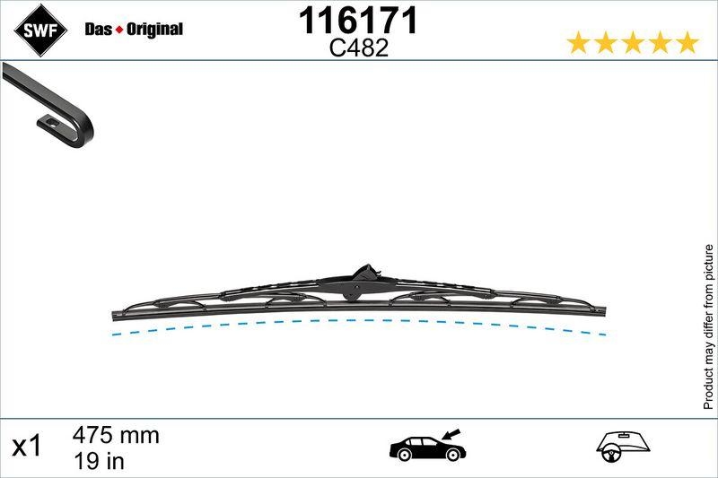 SWF Wischblatt DAS ORIGINAL SINGLE 116171