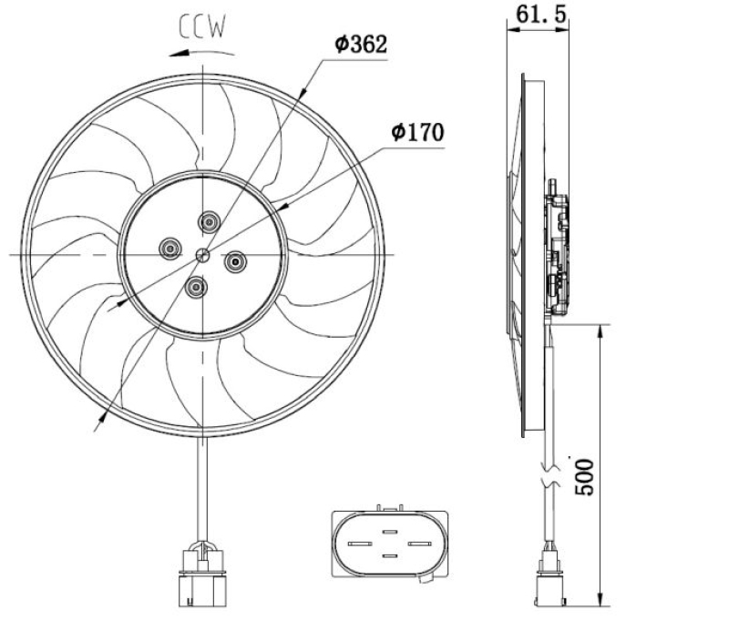 NRF Fan, engine cooling