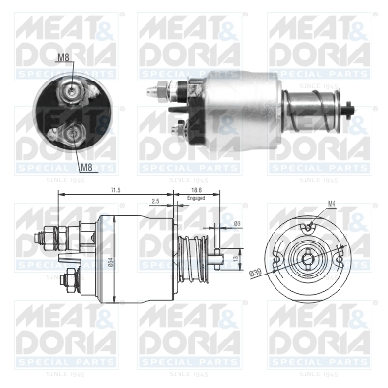 MEAT &amp; DORIA Solenoid Switch, starter