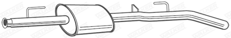 WALKER Mittelschalldämpfer