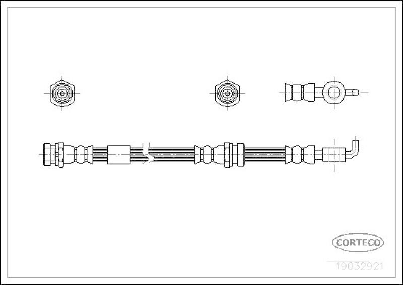 CORTECO Brake Hose