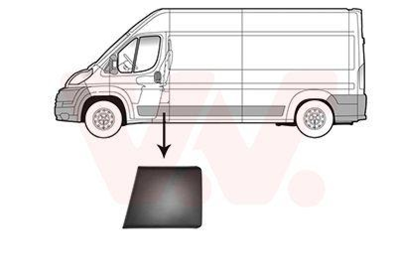 VAN WEZEL Trim/Protective Strip, sidewall