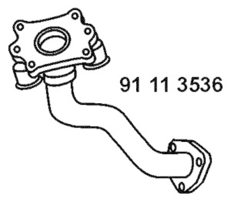 EBERSPÄCHER Exhaust Pipe