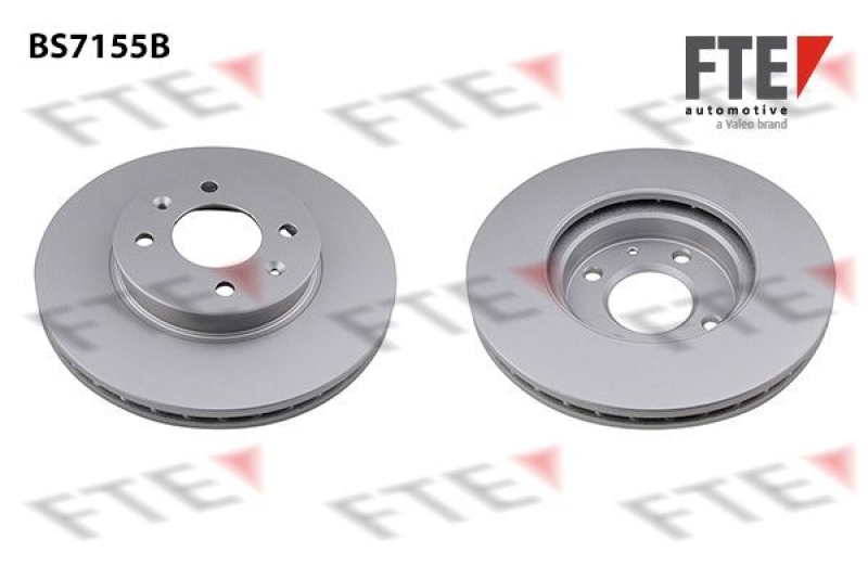 2x FTE Bremsscheibe COATED RANGE