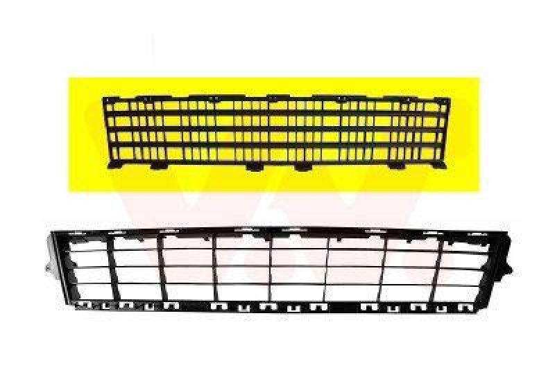VAN WEZEL Ventilation Grille, bumper ** Equipart **