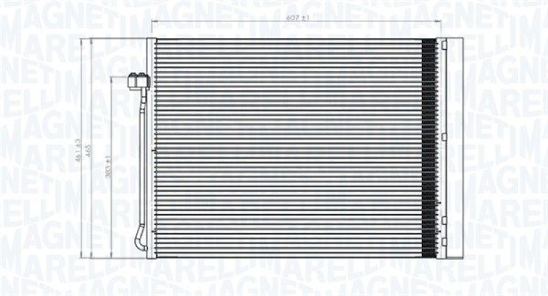 MAGNETI MARELLI Condenser, air conditioning