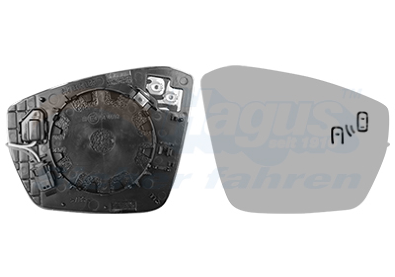 VAN WEZEL Spiegelglas, Au&szlig;enspiegel * HAGUS *