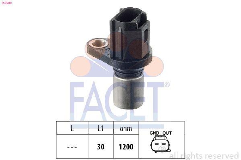 FACET Impulsgeber, Kurbelwelle Made in Italy - OE Equivalent