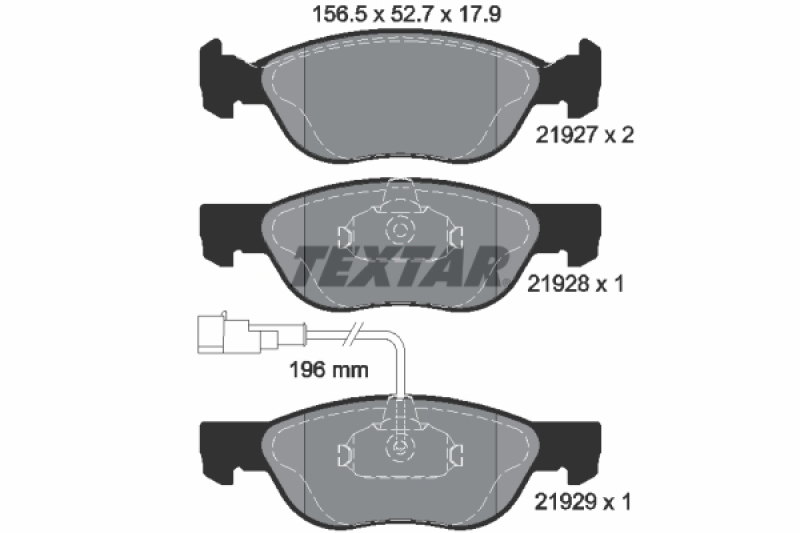 Textar Bremsscheiben + Textar Bremsbeläge