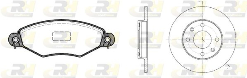 ROADHOUSE Brake Set, disc brake Dual Kit