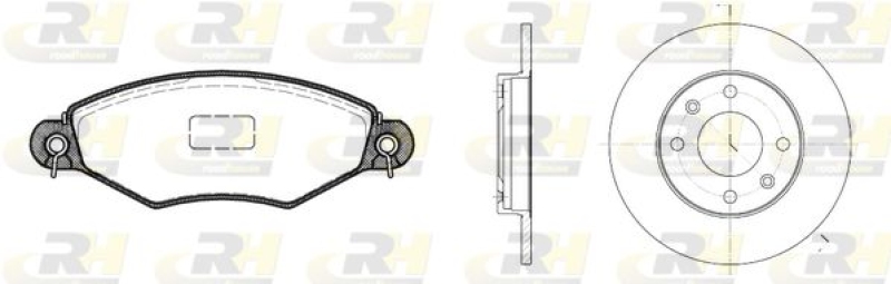 ROADHOUSE Bremsensatz, Scheibenbremse Dual Kit