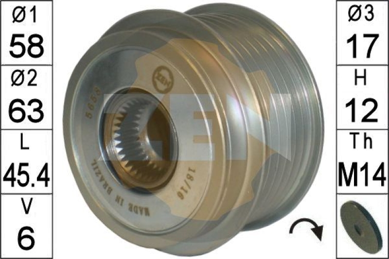 ERA Alternator Freewheel Clutch