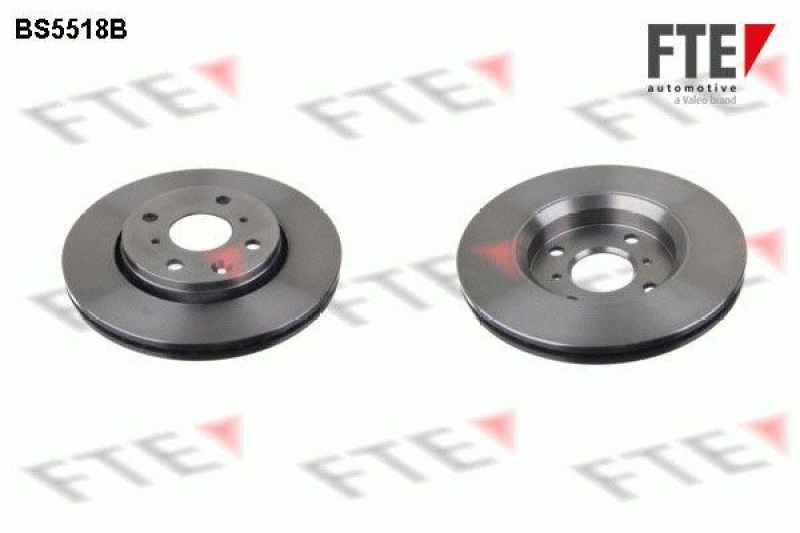 2x FTE Bremsscheibe COATED RANGE