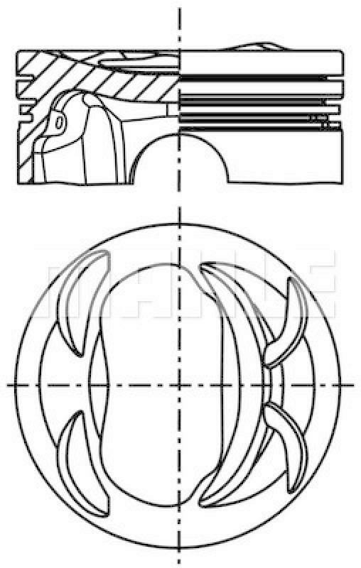 MAHLE ORIGINAL Piston