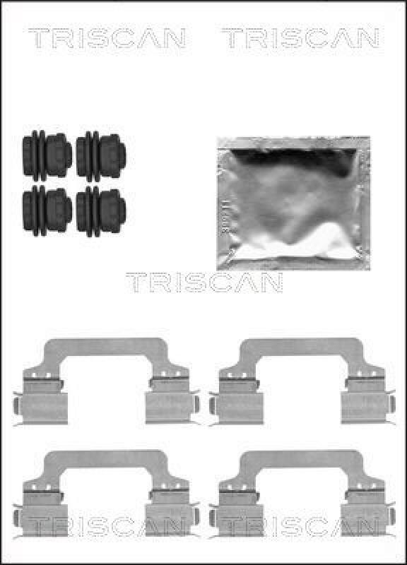 TRISCAN Accessory Kit, disc brake pad