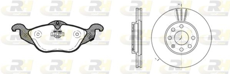 ROADHOUSE Bremsensatz, Scheibenbremse Dual Kit