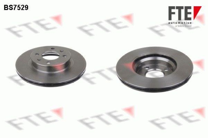 2x FTE Bremsscheibe 9072105