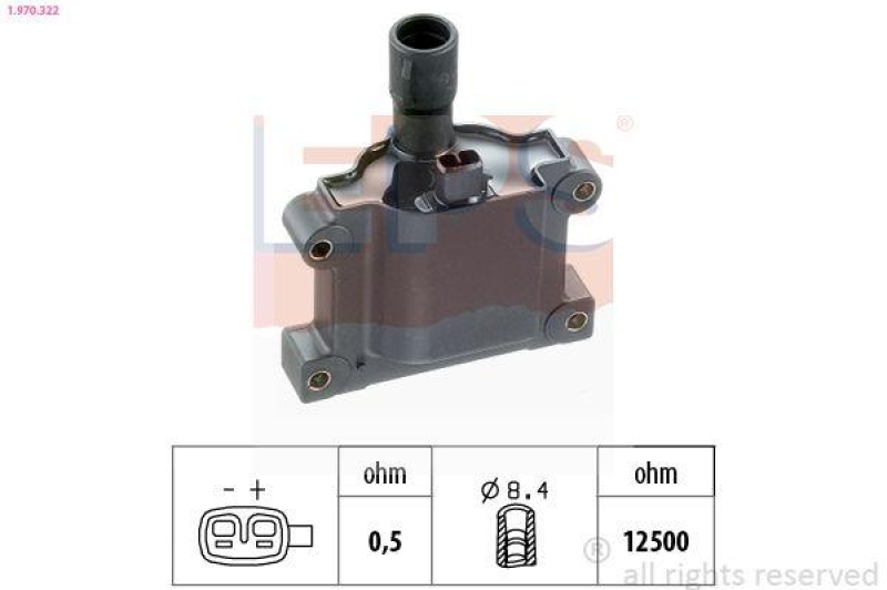 EPS Zündspule Made in Italy - OE Equivalent