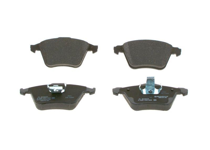 BOSCH Bremsbelagsatz, Scheibenbremse 0 986 494 492