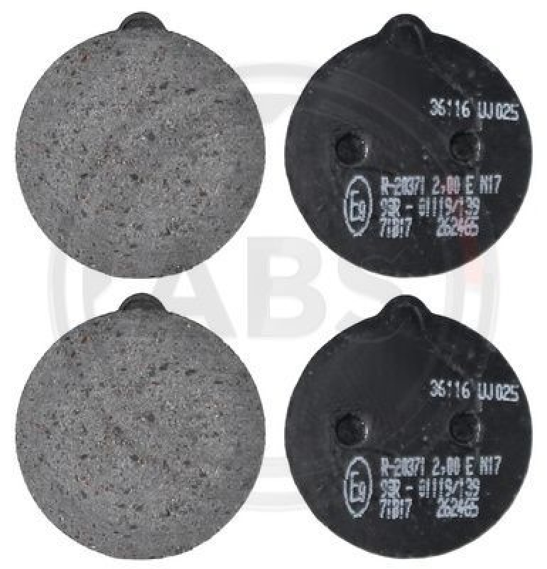 Brake Pad Set, disc parking brake